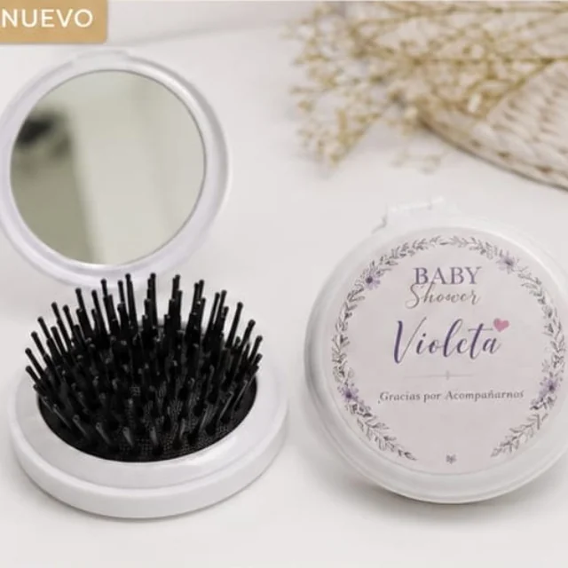 Espejo cepillo plegable personalizado