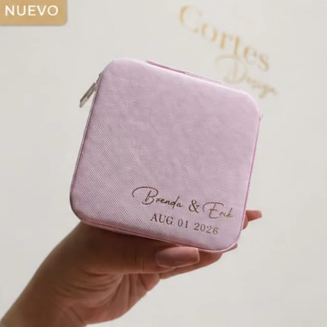 Joyero rosa personalizado